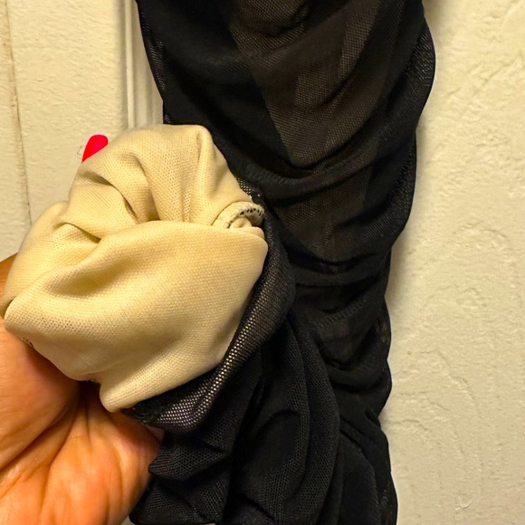 Women’s stretch see through pants with nude lining. Sz 1X - Picture 4 of 6